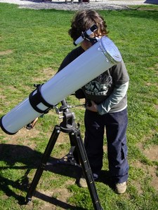 Observation au télescope